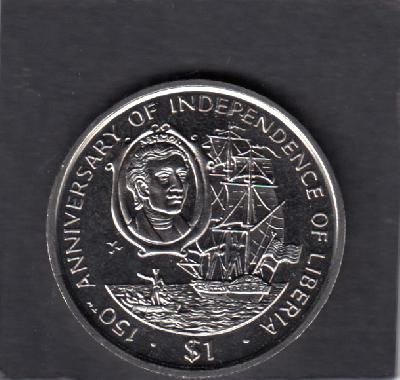 Beschrijving: 1 Dollar SHIP 150 Th.INDEPENDENCE